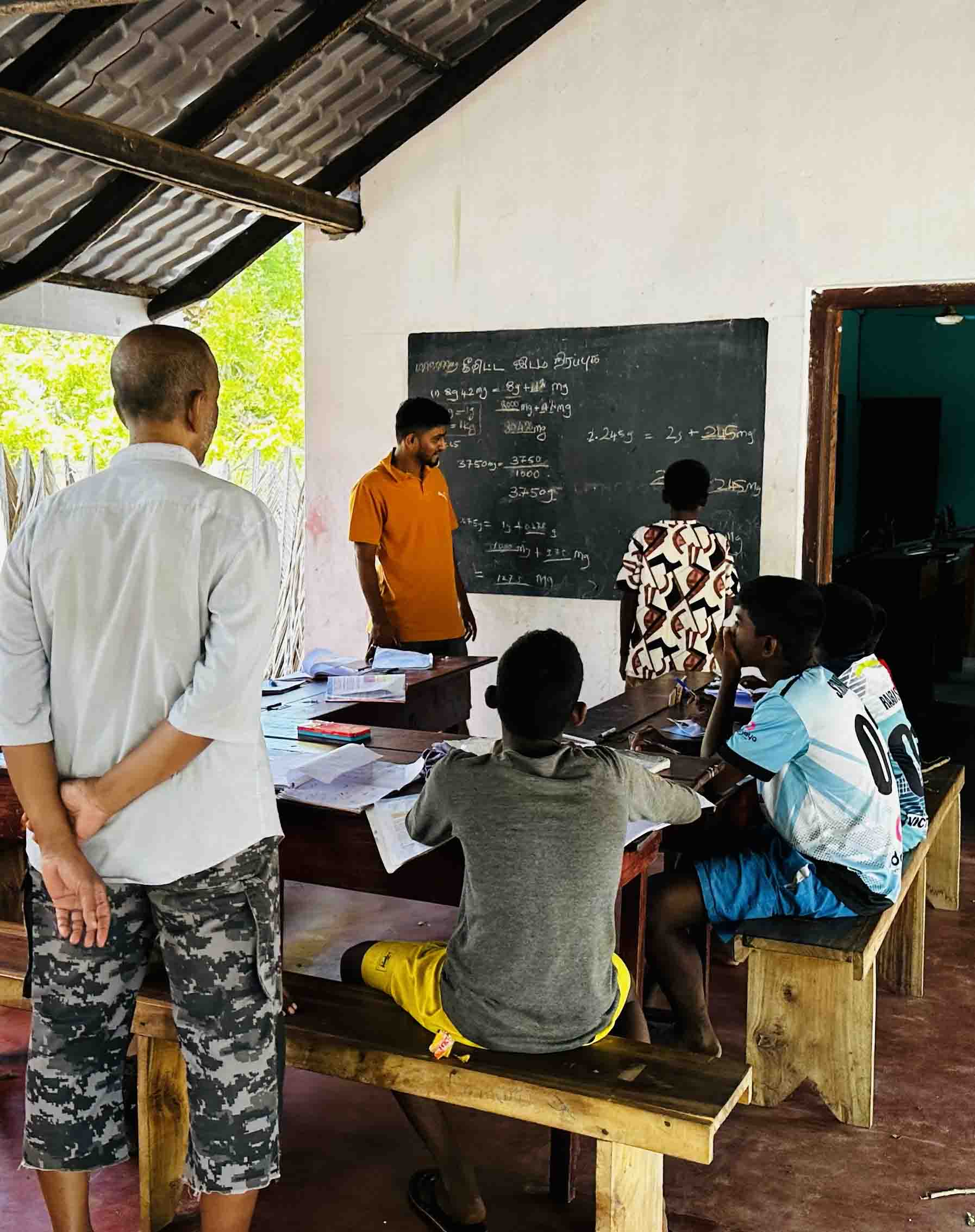 Children taking part in educational programs