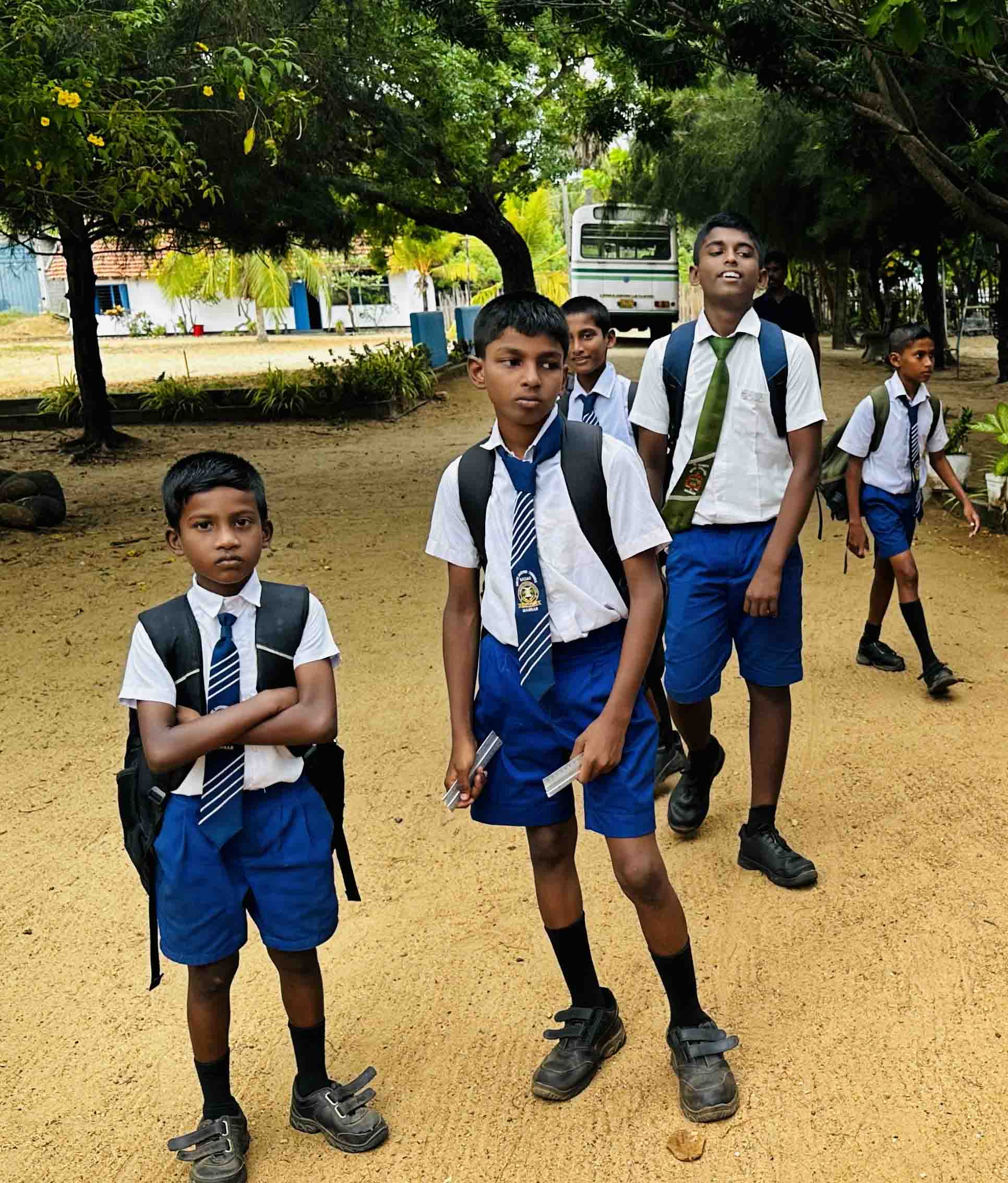 Children participating in learning and educational support